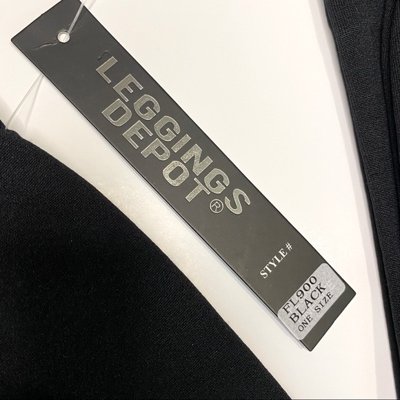 NWT | Leggings Depot | Black | One Size - Picture 4 of 5